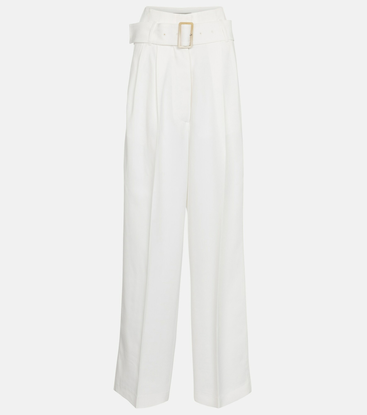 Golden Goose - Cleofe belted high-rise wide-leg pants