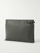 Loewe - Logo-Debossed Full-Grain Leather Pouch