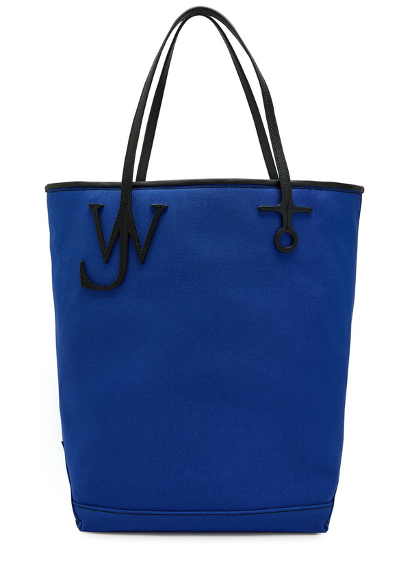 Photo: JW Anderson Anchor Large Canvas Tote bag - Blue - One Size