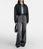 Gucci Cropped zip-up sweatshirt