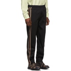 Joseph Black and Tan Jersey Track Pants