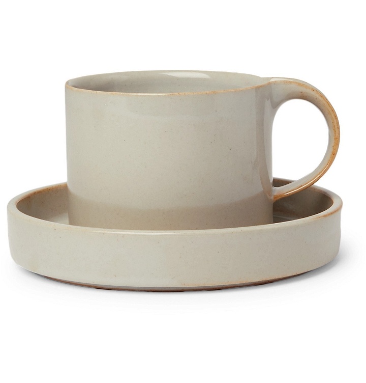 Photo: BY JAPAN - Ceramic Japan Moderato Cup and Saucer - Neutrals