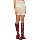 ISA BOULDER SSENSE Exclusive Off-White Impressive Shorts