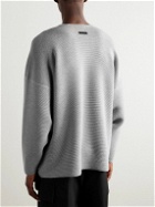 Fear of God - Ottoman Ribbed Wool Sweater - Gray