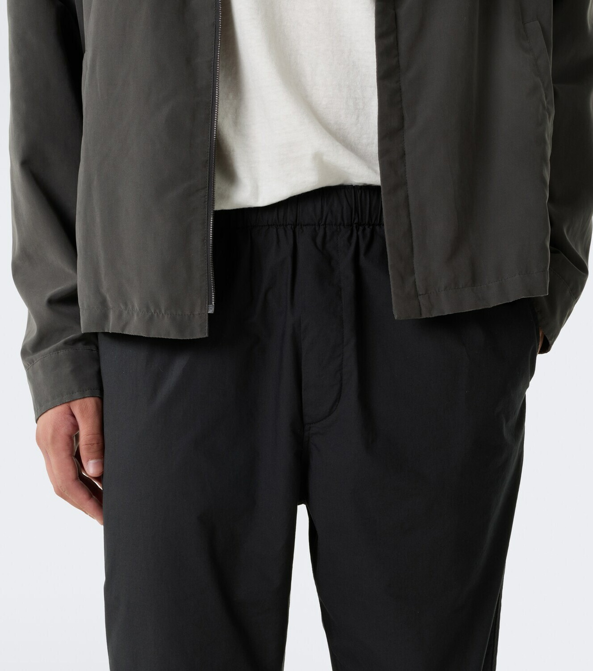 The Row Pascale cotton and silk straight pants