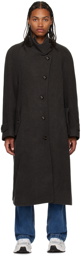 LOW CLASSIC Brown Officer Coat