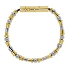 Ambush Gold Metal Beads Bracelet