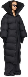 Balenciaga Black Long CB Down Jacket