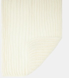 Loewe Anagram open-knit mohair-blend scarf