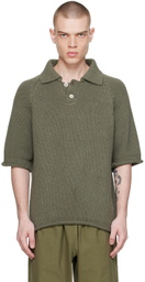 XENIA TELUNTS Khaki Summer Polo