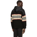 Burberry Black Harbridge Hoodie