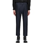 Ann Demeulemeester Navy Waveson Trousers