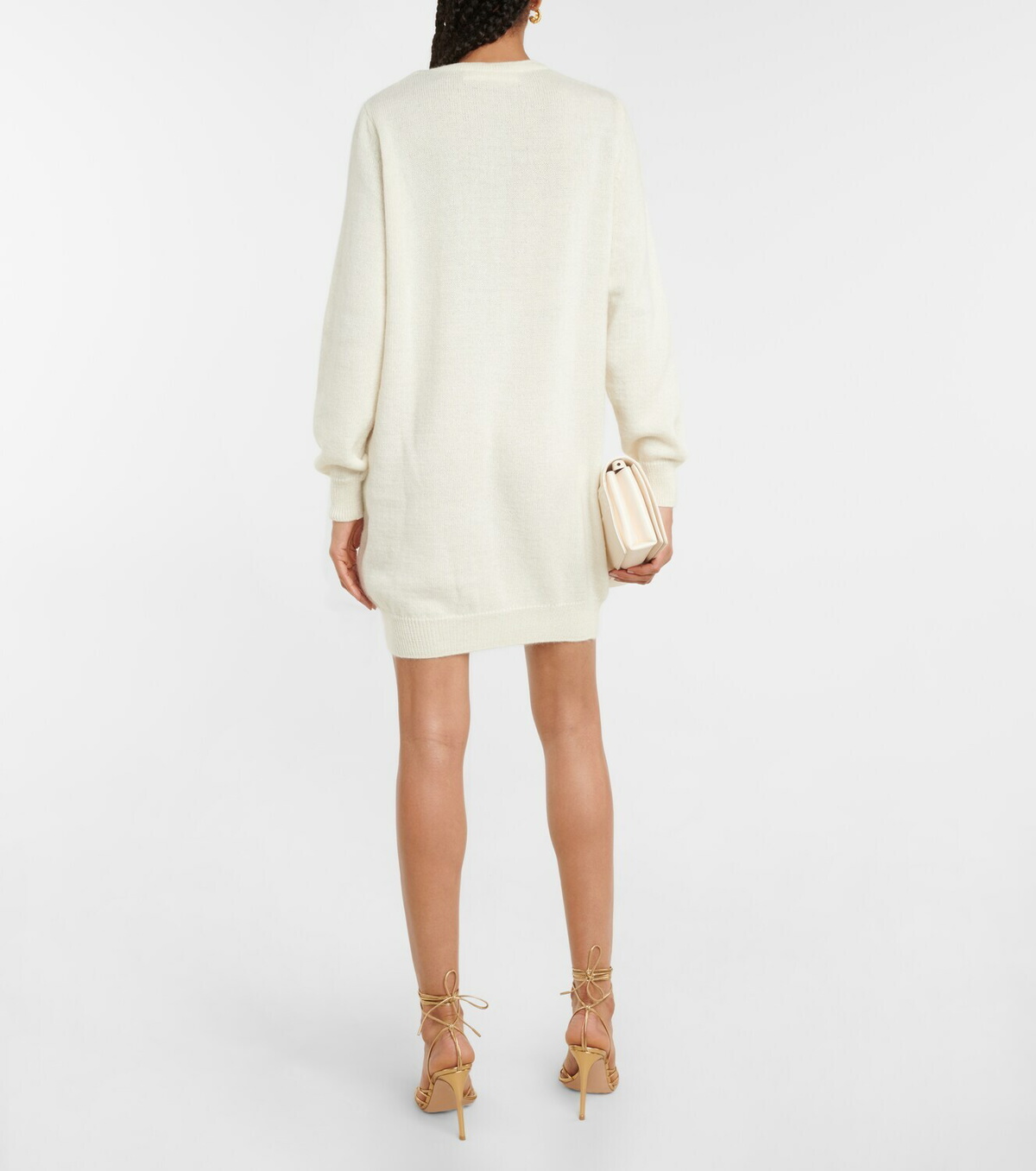 Costarellos Arianna mohair-blend sweater dress