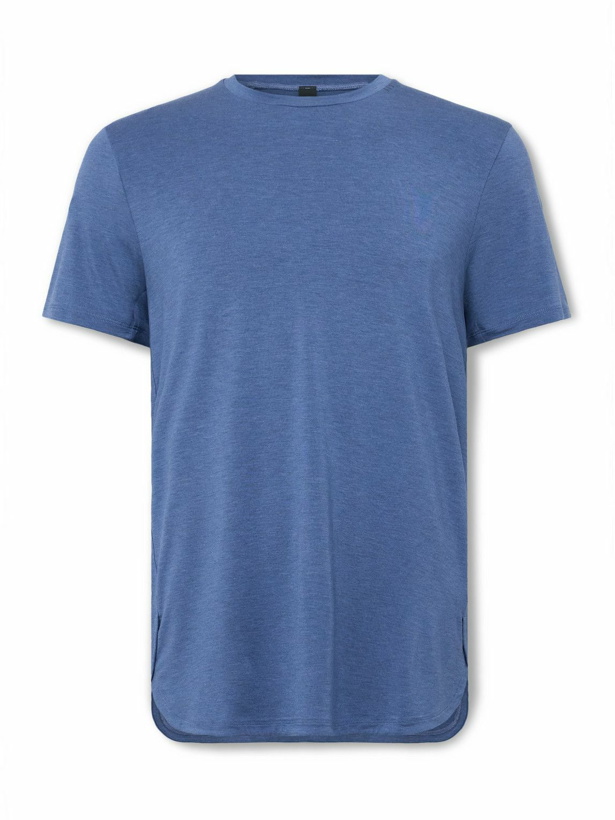 Photo: Lululemon - Balancer Stretch-LENZING™ Modal and Silk-Blend T-Shirt - Blue