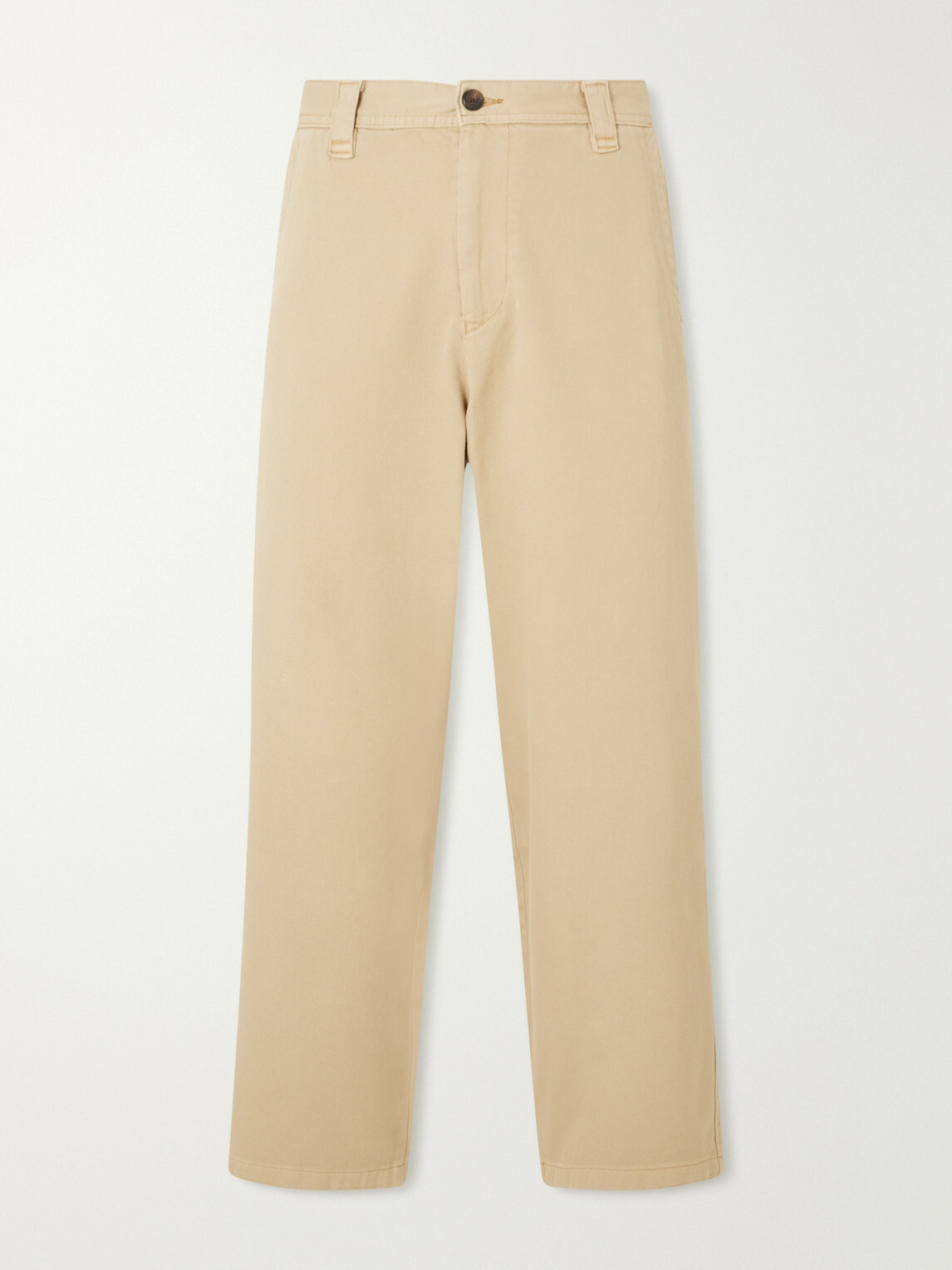 Corridor - Wide-Leg Cotton-Twill Trousers - Neutrals