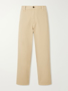 Corridor - Wide-Leg Cotton-Twill Trousers - Neutrals