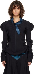 Kiko Kostadinov Black Evelyn Blouse