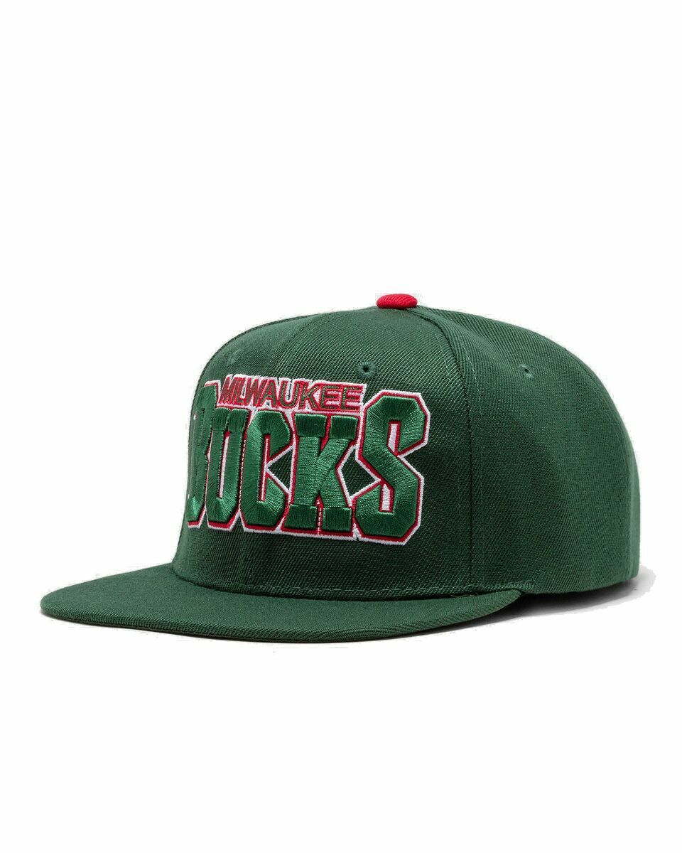 Photo: Mitchell & Ness Nba 13 Draft Snapback Hwc Bucks Green - Mens - Caps