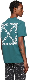 Off-White Green Chain Arrow Slim T-Shirt
