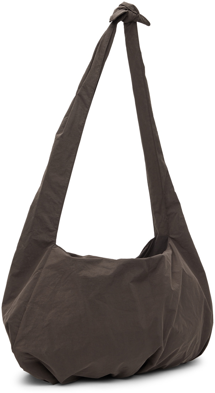 AMOMENTO SSENSE Exclusive Brown Knotted Bag AMOMENTO