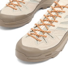 Salomon Men's X ALP WOVEN Sneaker in Walnut/Silver Cloud/Vanilla Ice