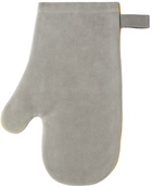 HAY Yellow & Grey Suede Oven Mitt