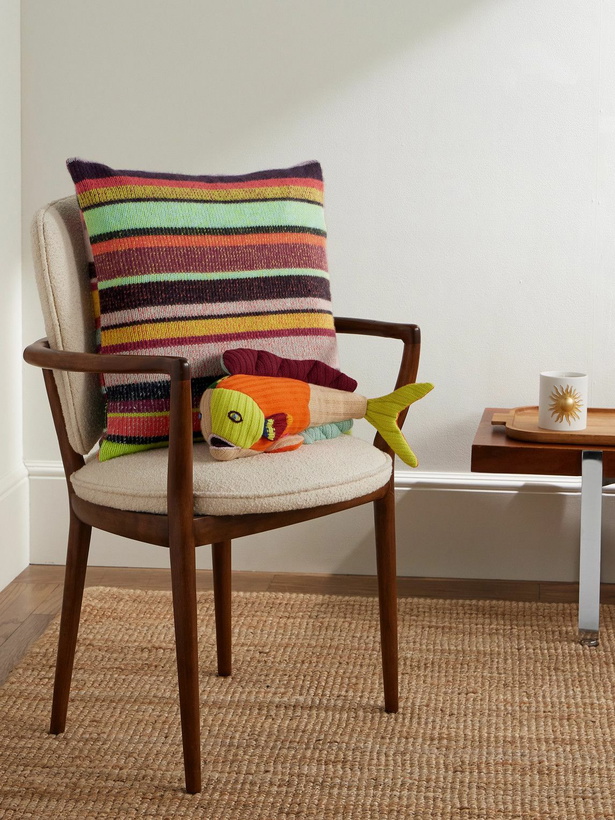 Photo: The Elder Statesman - Striped Cashmere Pillow