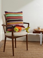 The Elder Statesman - Striped Cashmere Pillow