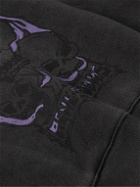 Acne Studios - Fester H Logo-Print Cotton-Jersey Hoodie - Black