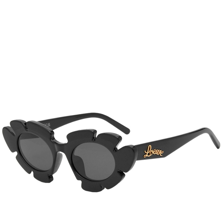 Photo: Loewe Eyewear Paula's Ibiza Flower Sunglasses in Black 