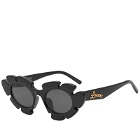Loewe Eyewear Paula's Ibiza Flower Sunglasses in Black 