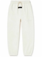 Fear of God Essentials Kids - Logo-Appliquéd Cotton-Blend Jersey Sweatpants - Neutrals