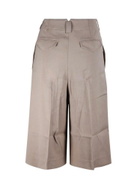 Ami Alexandre Mattiussi Paris Faille High Waisted Knee-length Shorts