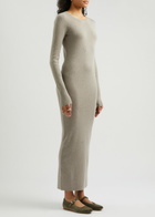 Extreme Cashmere N°335 Snake Cotton-blend Maxi Dress - Beige - One Size