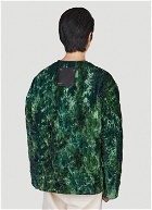 Combat Liner Velvet Jacket in Green