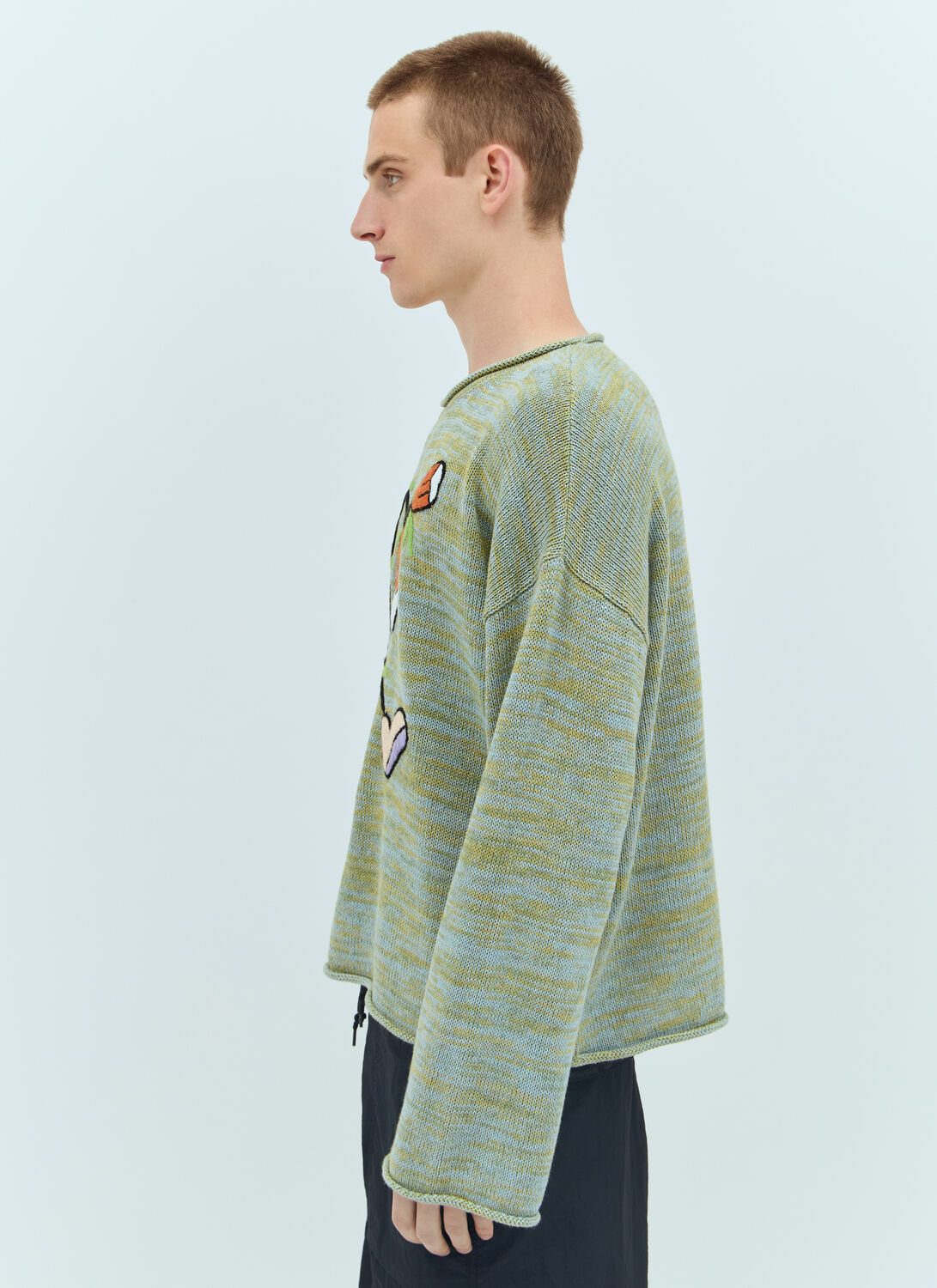 Brain Dead Carignan Marled Knit Sweater