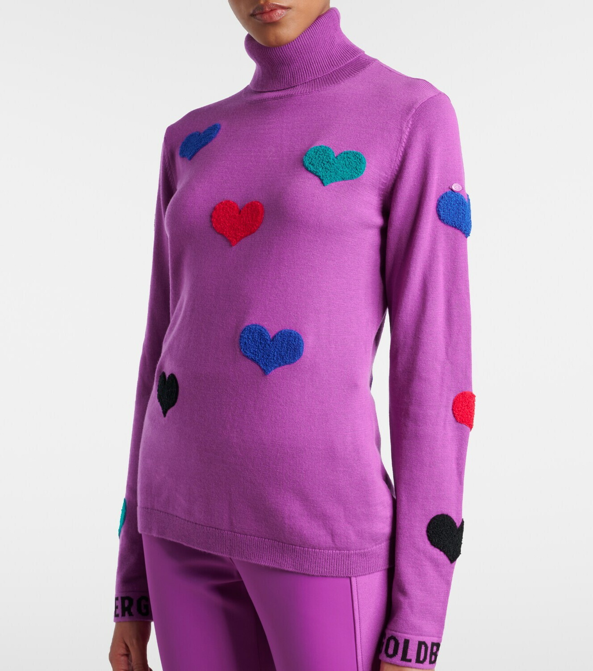 Goldbergh Bacio appliqués turtleneck sweater