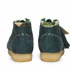 END. x Clarks Originals Wallabee Boot 'Artisan Craft' in Green