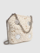 STELLA MCCARTNEY Mini Crochet Shoulder Bag with mirrors