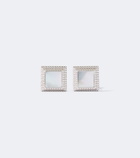 Dunhill Sterling silver cufflinks with mother-of-pearls