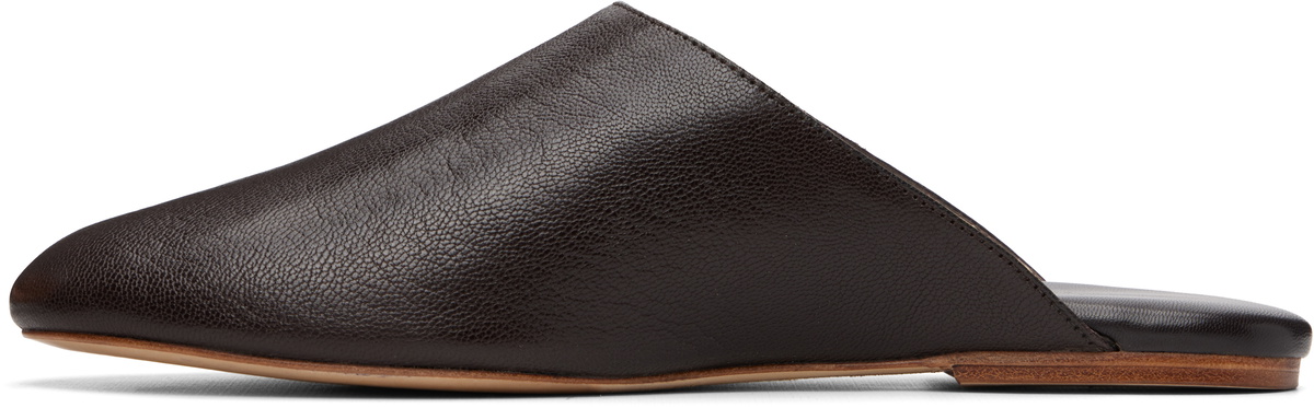 A.P.C. Brown 'Les Mules' Slip-on Loafers