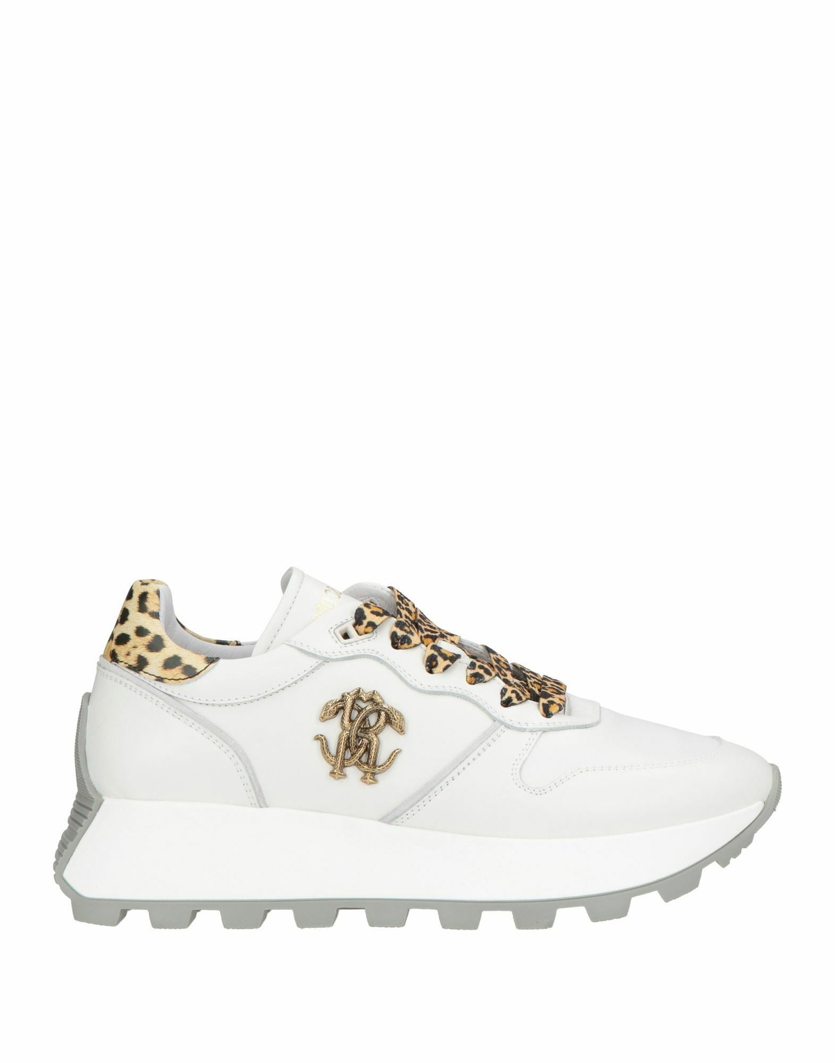Roberto Cavalli Womens Sneakers in White