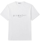 Givenchy - Logo-Embellished Cotton-Jersey T-Shirt - White