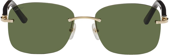 Photo: Cartier Gold & Tortoiseshell Square Sunglasses