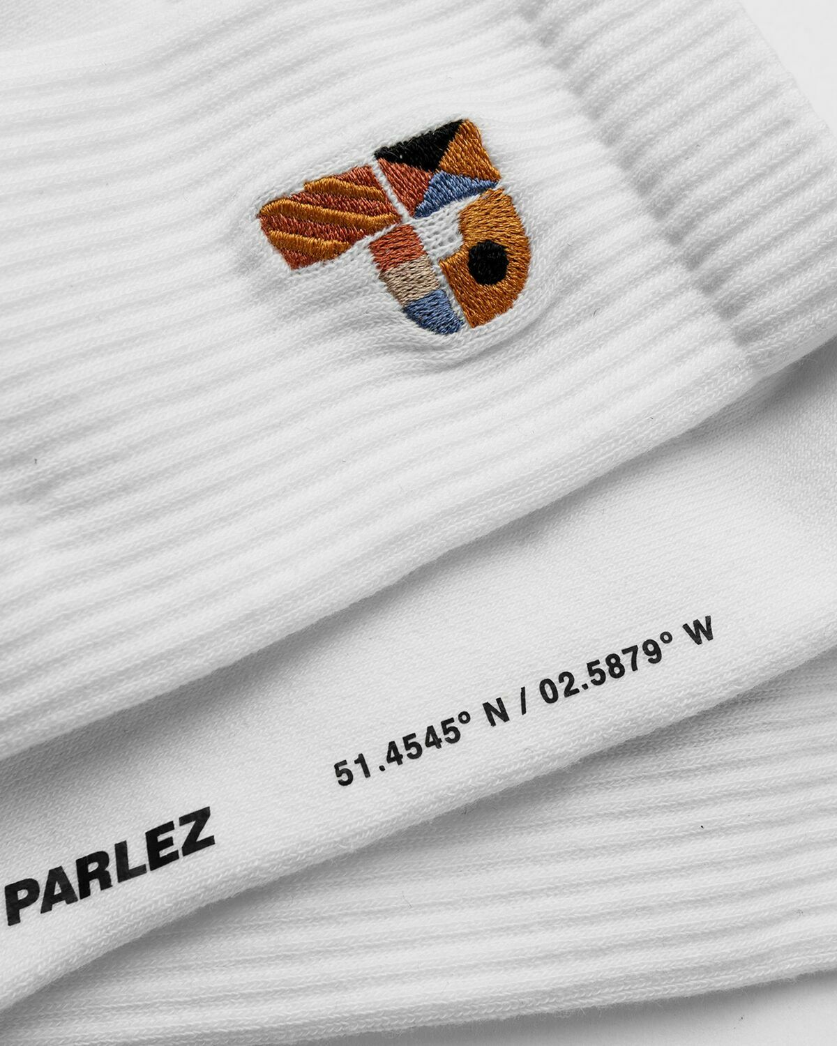 Parlez Dryden Sock White Men