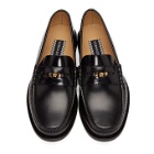 Versace Black Versace With Love Loafers
