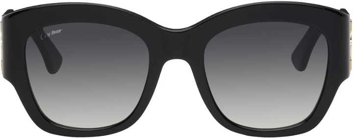 Photo: Cartier Black Oversized Sunglasses
