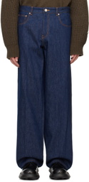 Recto Blue Vincent Straight Fit Jeans