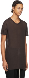 Rick Owens Burgundy Basic T-Shirt