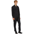 Comme des Garcons Homme Deux Black Wrinkled Shirt